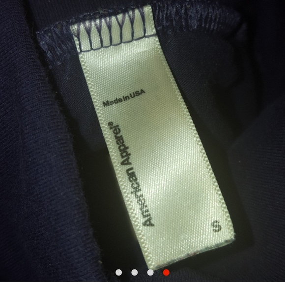 American Apparel Basic Turtleneck Plum Purple S - Picture 2 of 4